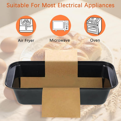 100 Pcs 9x5 in Loaf Pan Liners for Baking Bread Pan Parchment Paper