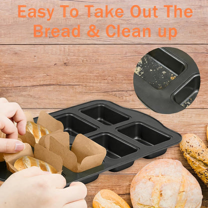 100 Pcs 9x5 in Loaf Pan Liners for Baking Bread Pan Parchment Paper
