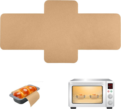 100 Pcs 9x5 in Loaf Pan Liners for Baking Bread Pan Parchment Paper
