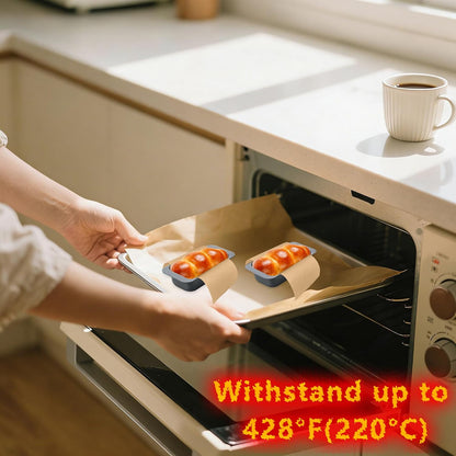 100 Pcs 9x5 in Loaf Pan Liners for Baking Bread Pan Parchment Paper