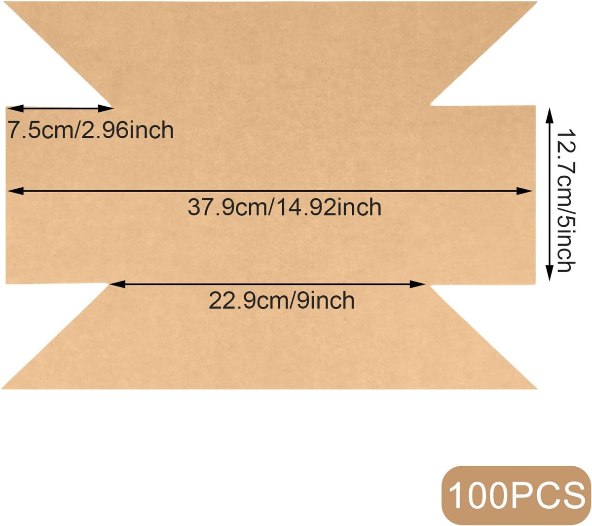 100 Pcs 9x5 in Loaf Pan Liners for Baking Bread Pan Parchment Paper