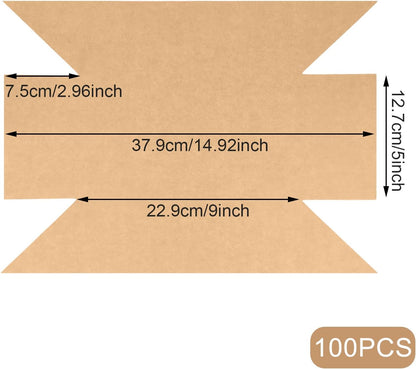 100 Pcs 9x5 in Loaf Pan Liners for Baking Bread Pan Parchment Paper