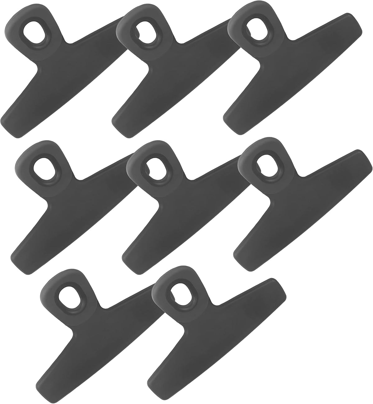 Food Clips - Wide Heavy Duty Chip Clips, Large Bag Clips for Food Storage with Air Tight Seal Grip, Pack of 4, Teal
