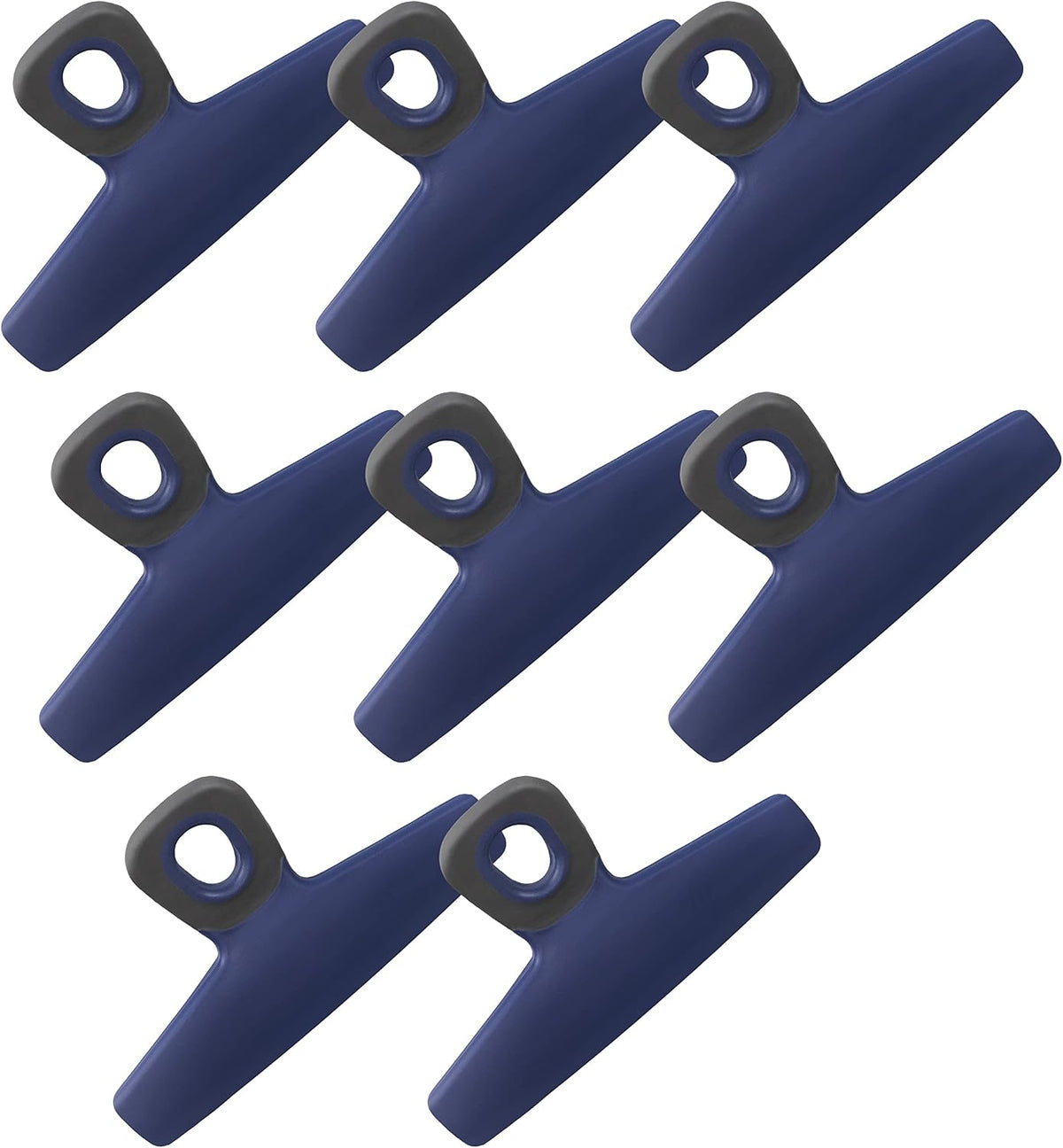 Food Clips - Wide Heavy Duty Chip Clips, Large Bag Clips for Food Storage with Air Tight Seal Grip, Pack of 4, Teal