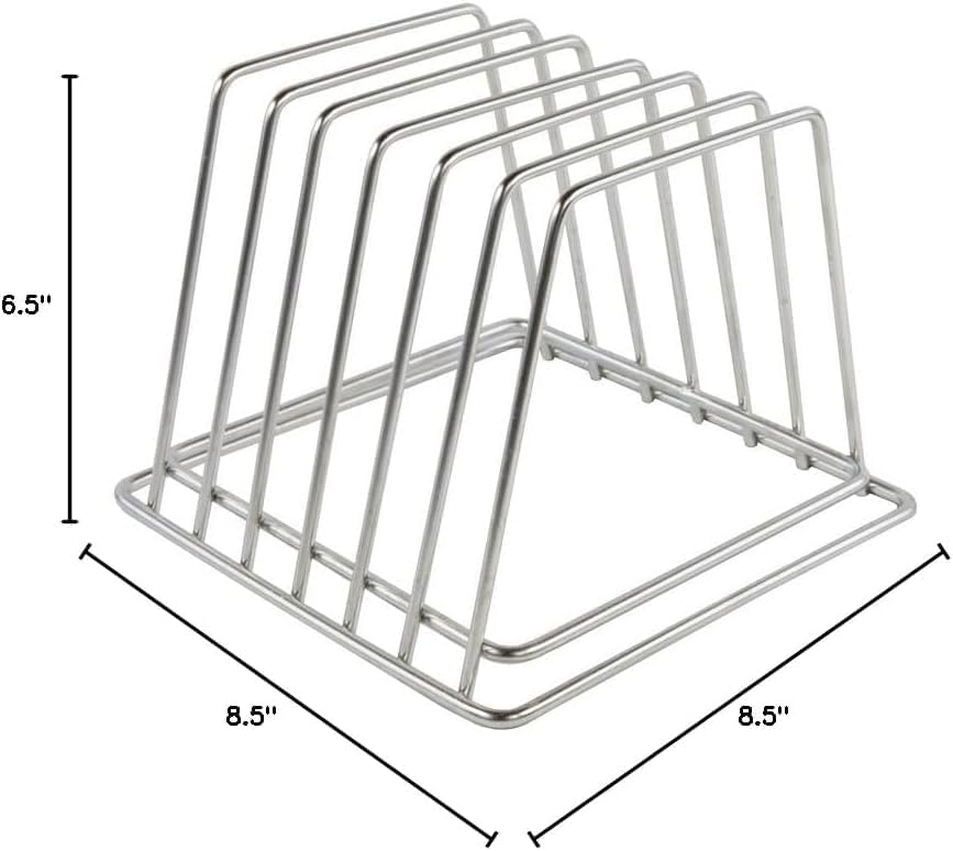 Commercial Cutting Board Rack, Fits 1" Baking Pans and Sheets for Organizer