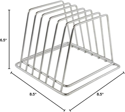 Commercial Cutting Board Rack, Fits 1" Baking Pans and Sheets for Organizer