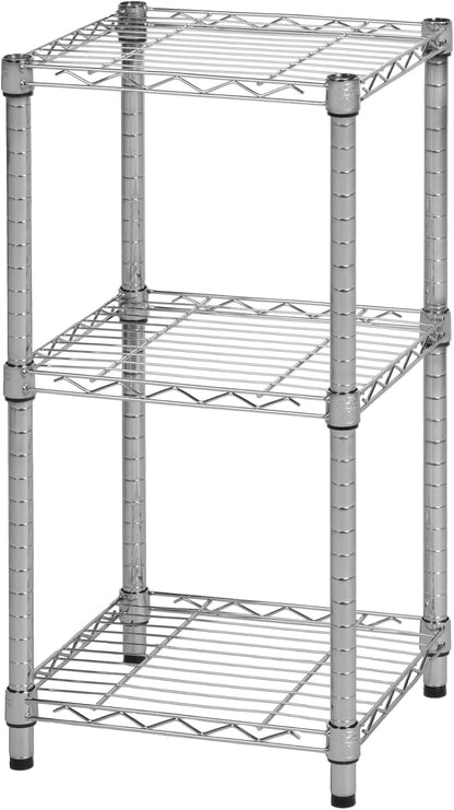 5-Tier Heavy Duty Adjustable Shelving Unit, 200-lb Per Shelf NSF Certified Metal Storage Rack, Chrome Wire Shelf for Garage Kitchen Pantry, 36 x 14 x 72 in