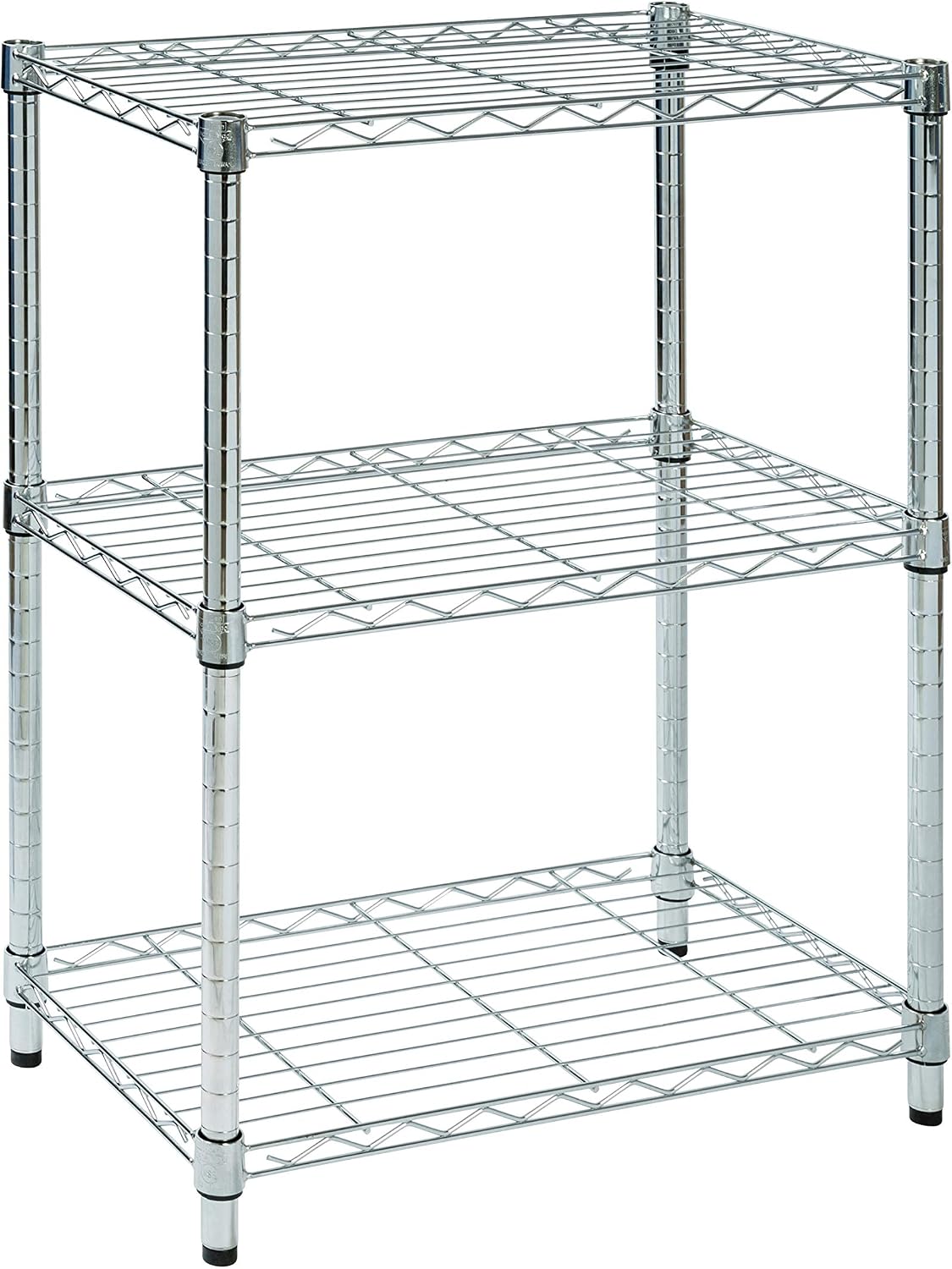 5-Tier Heavy Duty Adjustable Shelving Unit, 200-lb Per Shelf NSF Certified Metal Storage Rack, Chrome Wire Shelf for Garage Kitchen Pantry, 36 x 14 x 72 in