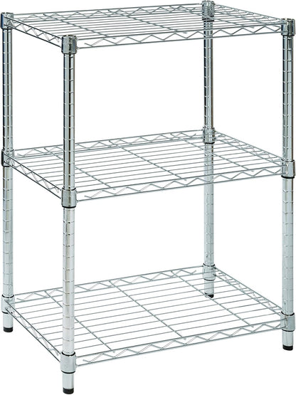 5-Tier Heavy Duty Adjustable Shelving Unit, 200-lb Per Shelf NSF Certified Metal Storage Rack, Chrome Wire Shelf for Garage Kitchen Pantry, 36 x 14 x 72 in