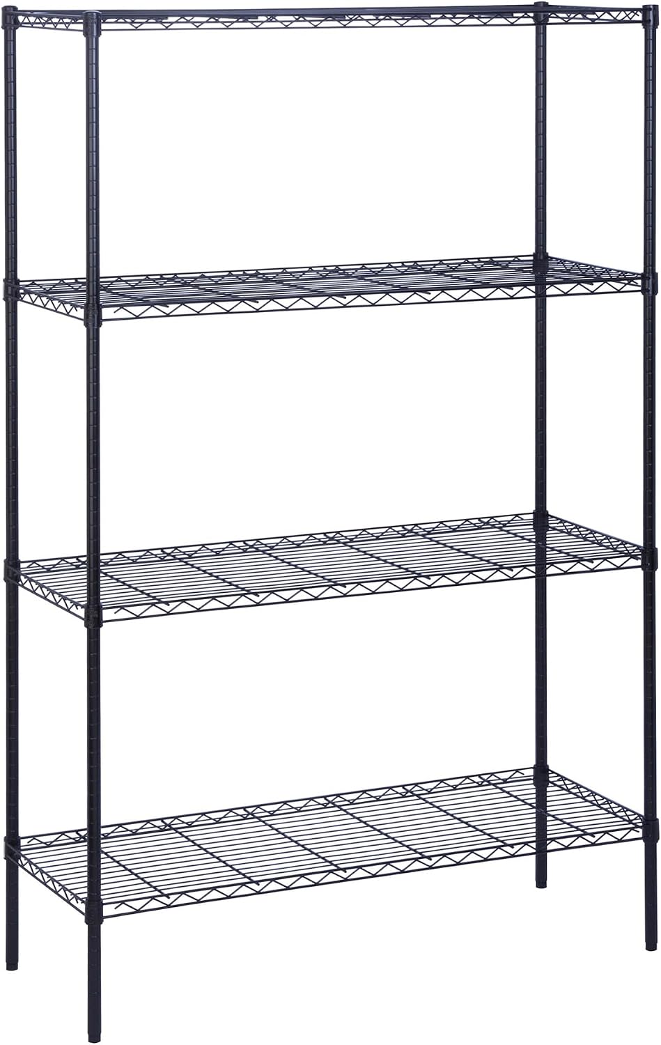 5-Tier Heavy Duty Adjustable Shelving Unit, 200-lb Per Shelf NSF Certified Metal Storage Rack, Chrome Wire Shelf for Garage Kitchen Pantry, 36 x 14 x 72 in