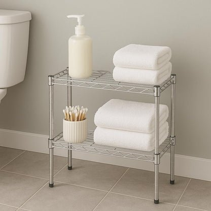 5-Tier Heavy Duty Adjustable Shelving Unit, 200-lb Per Shelf NSF Certified Metal Storage Rack, Chrome Wire Shelf for Garage Kitchen Pantry, 36 x 14 x 72 in