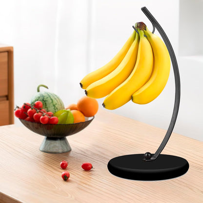Banana Holder Stand - Banana Hanger (Modern, Black)