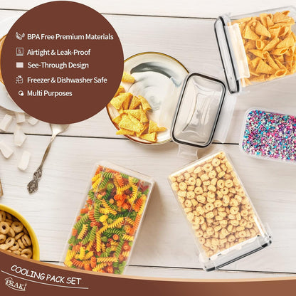 Airtight Food Storage Containers Set with Lids - 24 PCS, BPA Free