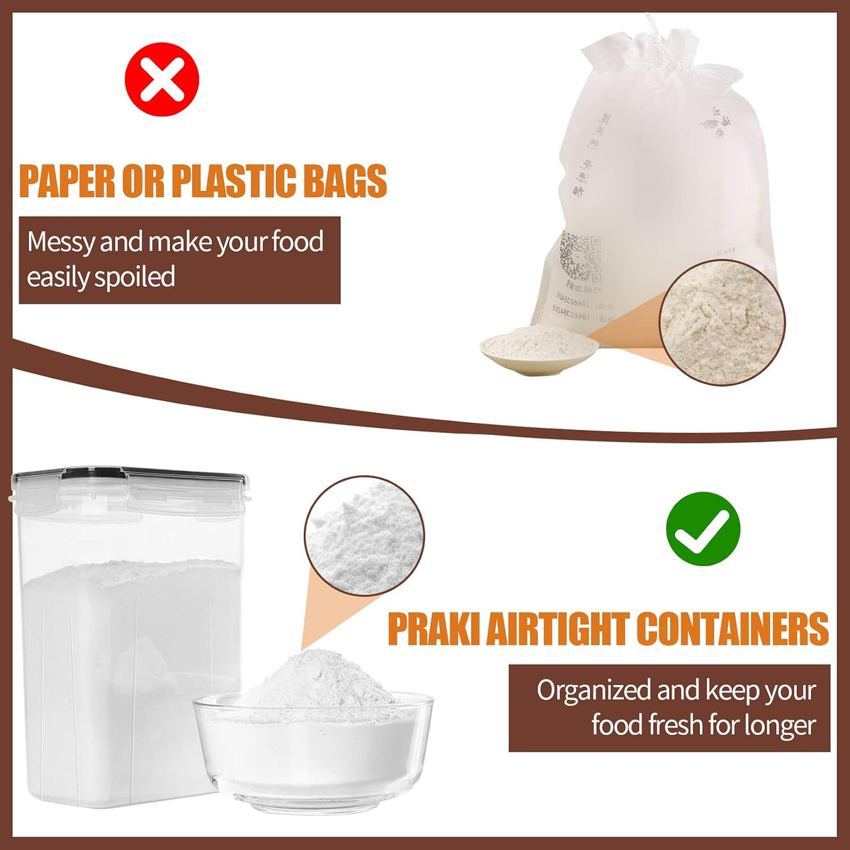 Airtight Food Storage Containers Set with Lids - 24 PCS, BPA Free