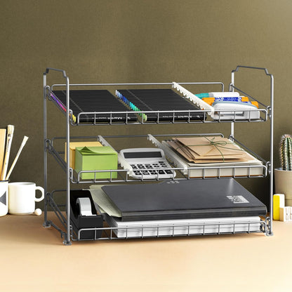 3-Tier Stackable Can Organizer Rack Hold 36 Cans, Chrome