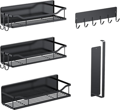 Magnetic Shelf for Washing Machine, Magnetic Laundry Organizer Set