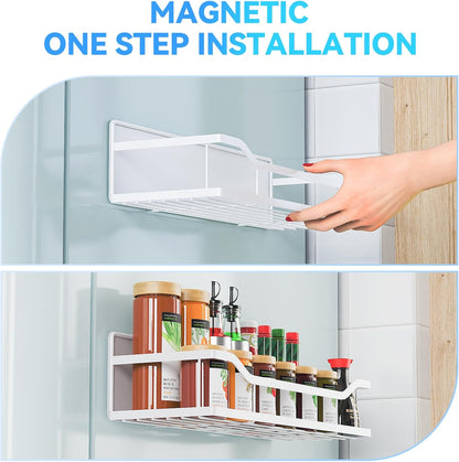 Magnetic Shelf for Washing Machine, Magnetic Laundry Organizer Set