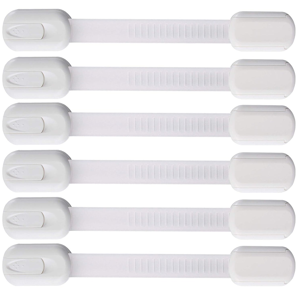 Multi-Use Adhesive Strap Locks for Baby Proofing Cabinets & Drawers