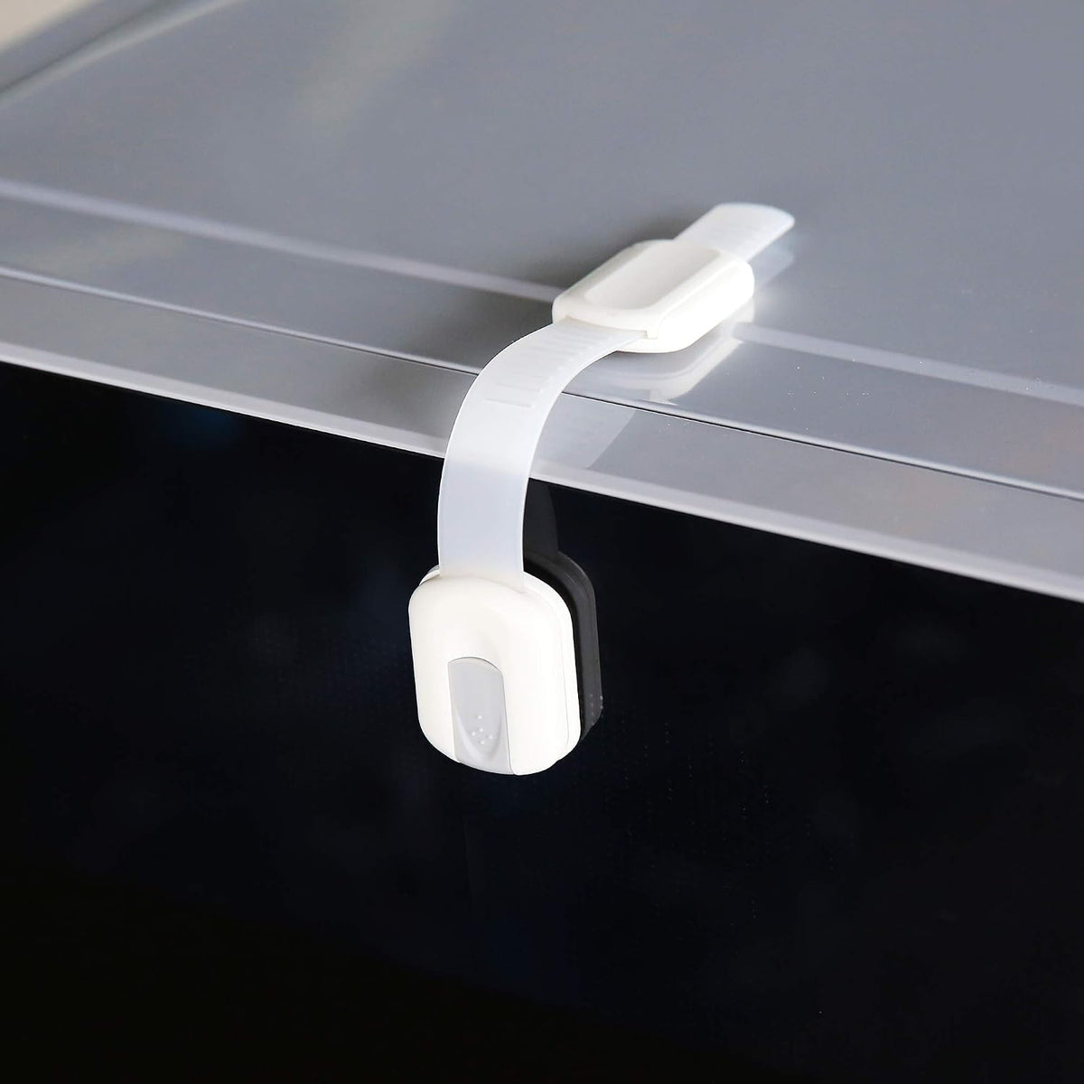 Multi-Use Adhesive Strap Locks for Baby Proofing Cabinets & Drawers