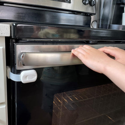Multi-Use Adhesive Strap Locks for Baby Proofing Cabinets & Drawers