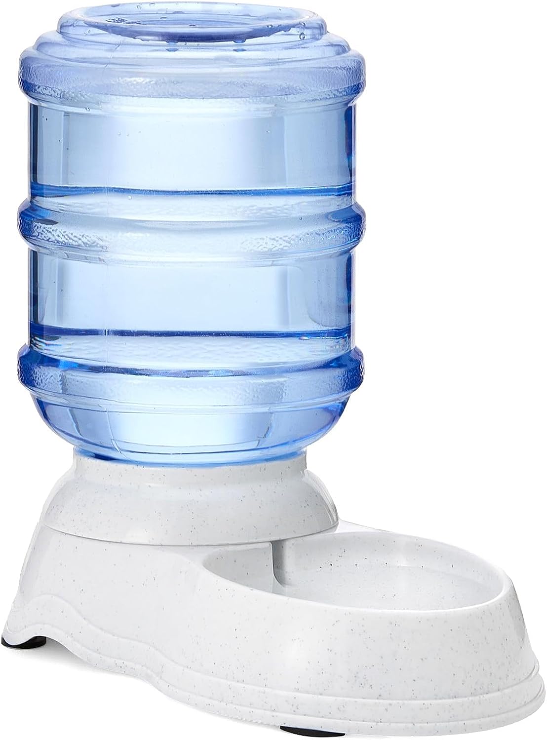 Automatic Pet Water Dispenser and Gravity Food Feeder Set for Cat and Dog, Easy to Clean, 152fl.oz food feeder, 135.3fl.oz water dispenser, Small, Pack of 2