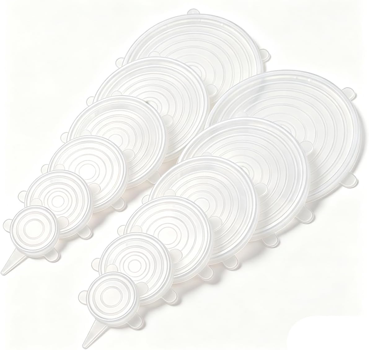 Silicone Stretch lids set(6 Sizes,blue)