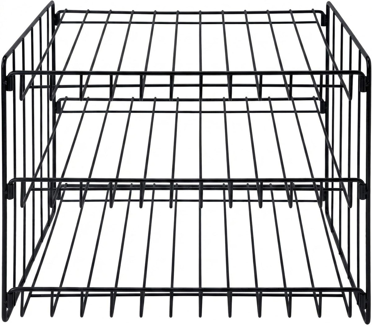 3 Tier Can Organizer | Chrome Steel Canned Food Storage Rack | Holds 36 Cans | Space-Saving Pantry & Cabinet Storage Solution | Easy Access to Canned Goods | Freestanding Design