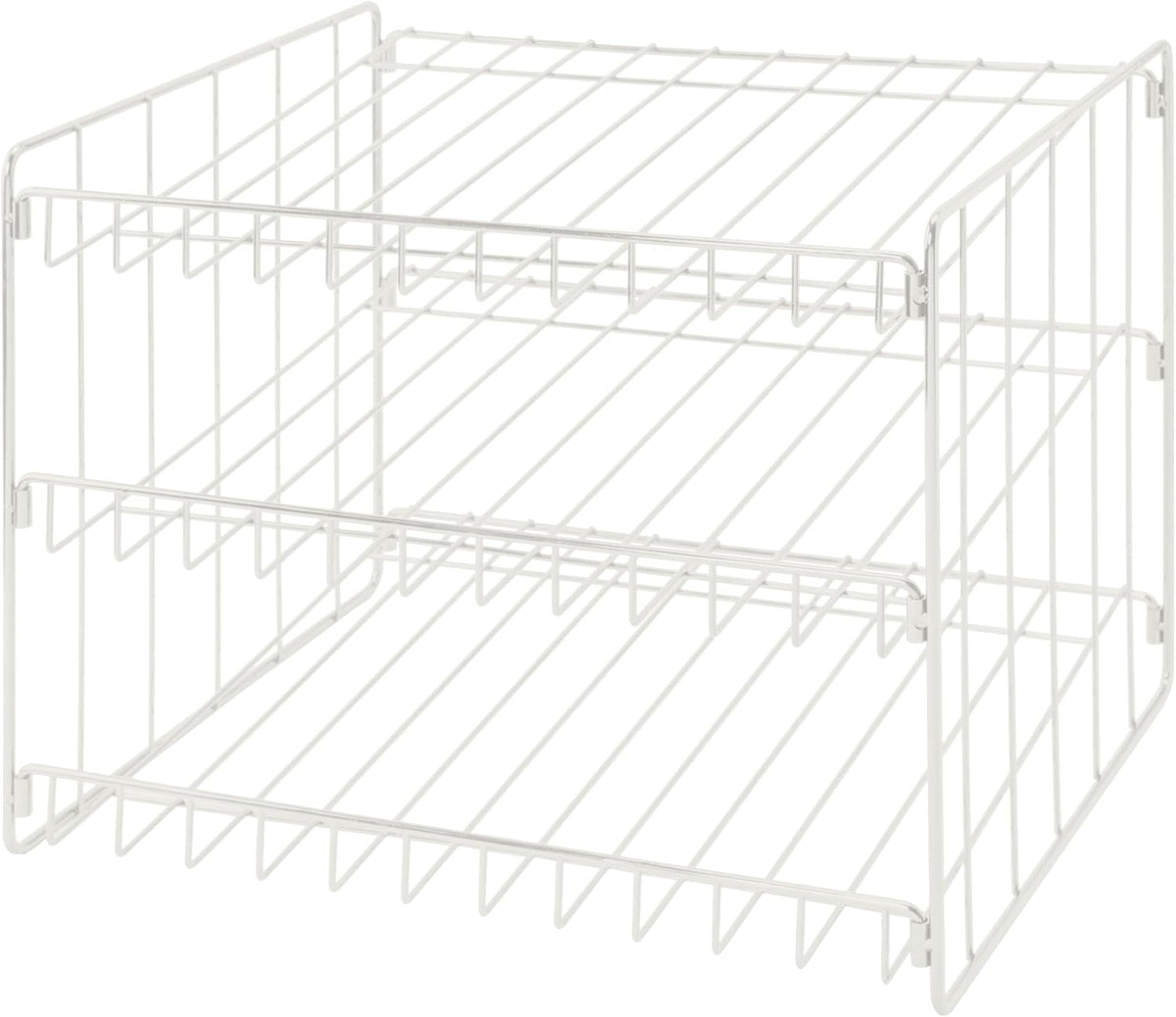 3 Tier Can Organizer | Chrome Steel Canned Food Storage Rack | Holds 36 Cans | Space-Saving Pantry & Cabinet Storage Solution | Easy Access to Canned Goods | Freestanding Design