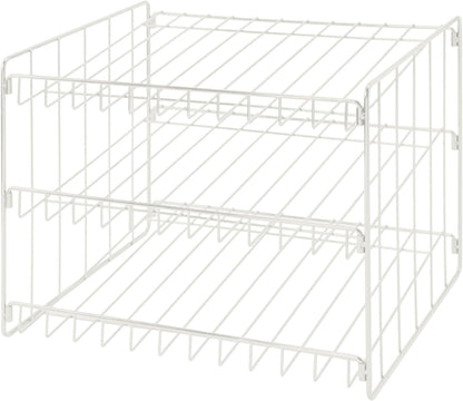 3 Tier Can Organizer | Chrome Steel Canned Food Storage Rack | Holds 36 Cans | Space-Saving Pantry & Cabinet Storage Solution | Easy Access to Canned Goods | Freestanding Design