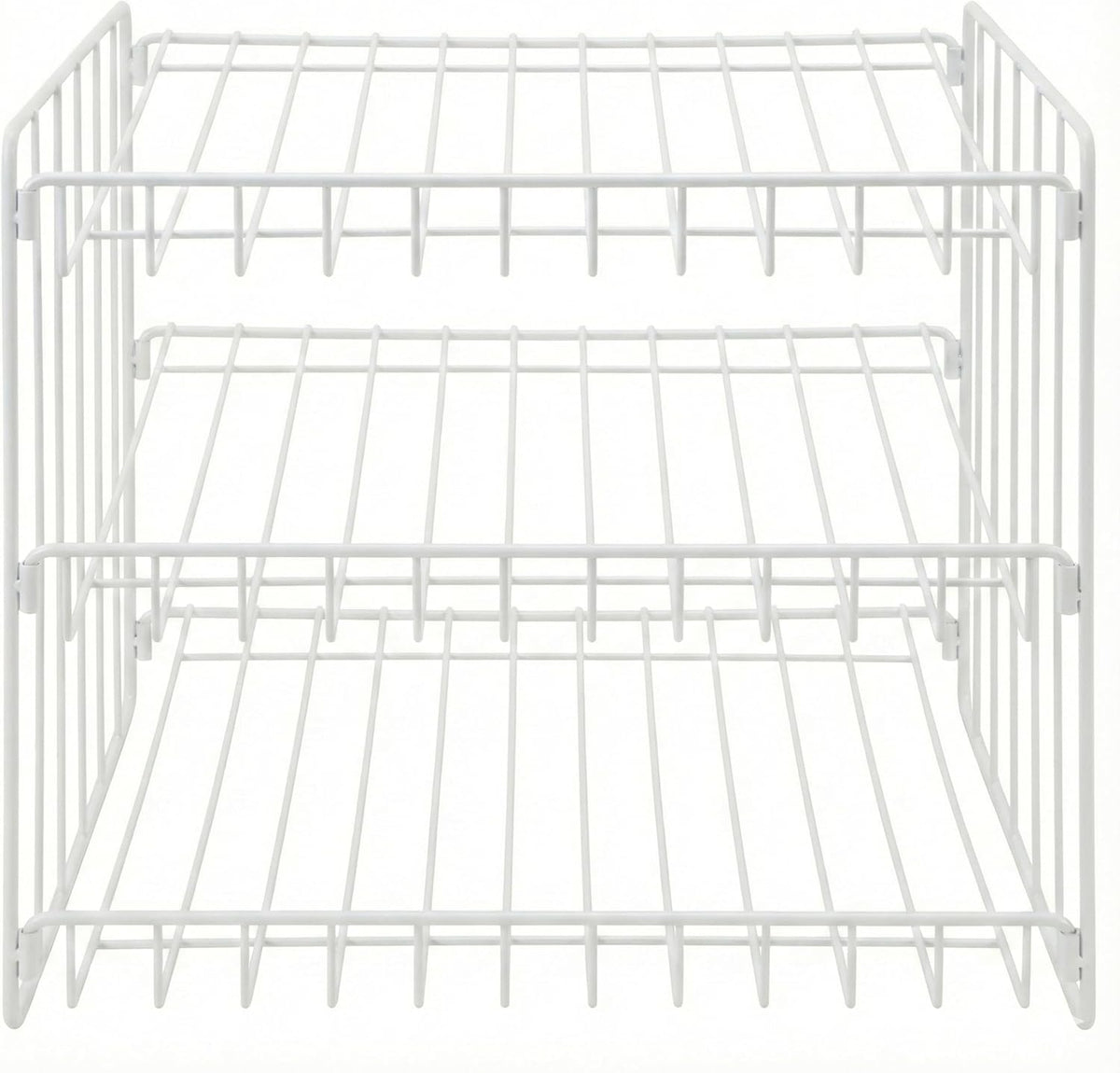 3 Tier Can Organizer | Chrome Steel Canned Food Storage Rack | Holds 36 Cans | Space-Saving Pantry & Cabinet Storage Solution | Easy Access to Canned Goods | Freestanding Design