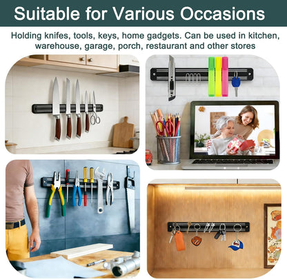 Magnetic Knife Strips,Magnetic Knife/Tool Holder for Wall/Refrigerator