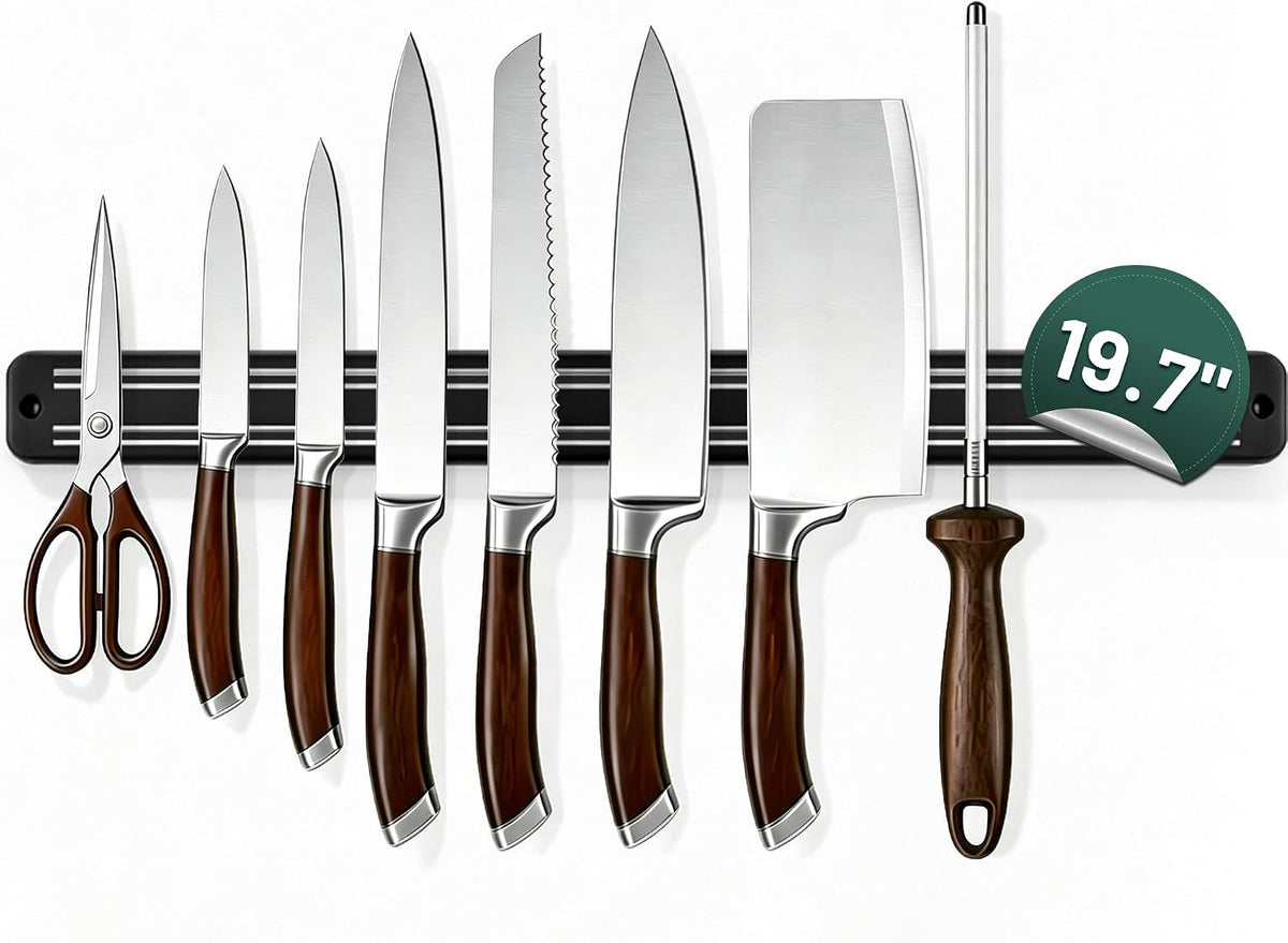 Magnetic Knife Strips,Magnetic Knife/Tool Holder for Wall/Refrigerator