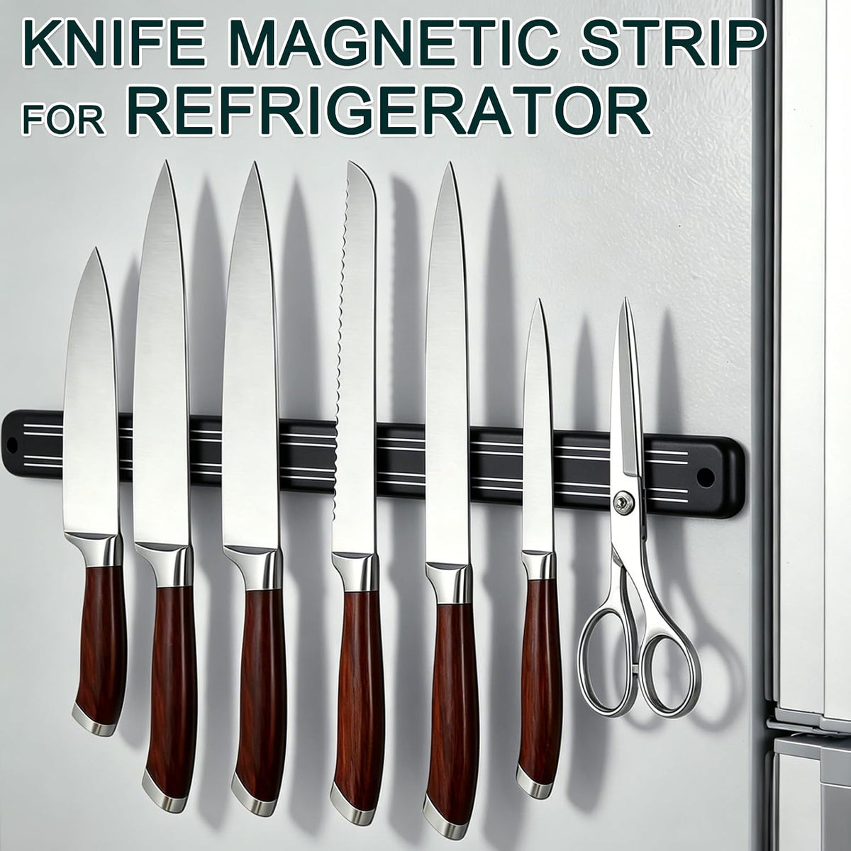 Magnetic Knife Strips,Magnetic Knife/Tool Holder for Wall/Refrigerator