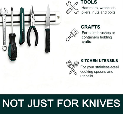 Magnetic Knife Strips,Magnetic Knife/Tool Holder for Wall/Refrigerator