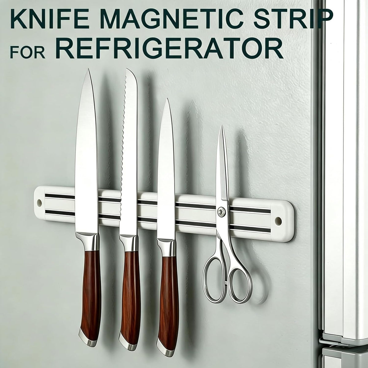 Magnetic Knife Strips,Magnetic Knife/Tool Holder for Wall/Refrigerator
