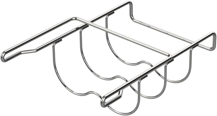 ALANO Wine Rack- Refrigerator Bottle Rack Holds 2 Bottles of Your Favorite Wine or Drink Universal Bottle Holder Will Fit Most Fridges for 10mm Shelves in Stainless Steel 304