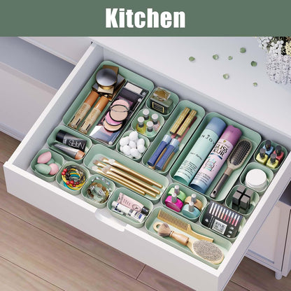 Drawer Organizers Bins for Bathroom Makeup Desk Office