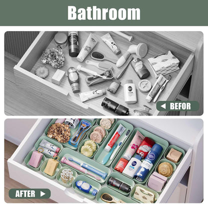 Drawer Organizers Bins for Bathroom Makeup Desk Office
