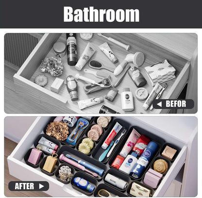 Drawer Organizers Bins for Bathroom Makeup Desk Office