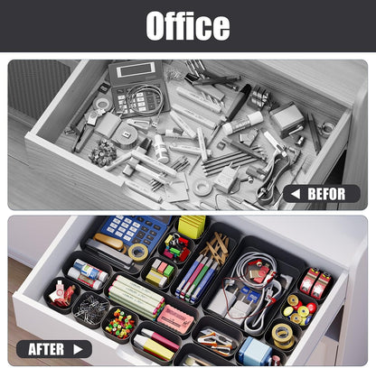 Drawer Organizers Bins for Bathroom Makeup Desk Office