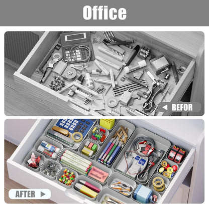 Drawer Organizers Bins for Bathroom Makeup Desk Office