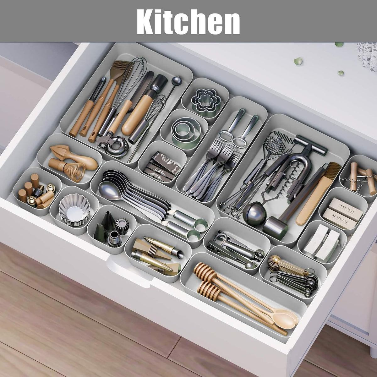 Drawer Organizers Bins for Bathroom Makeup Desk Office