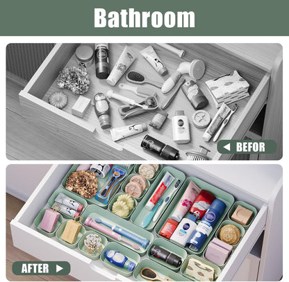 Drawer Organizers Bins for Bathroom Makeup Desk Office