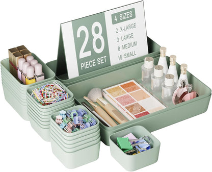 Drawer Organizers Bins for Bathroom Makeup Desk Office