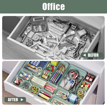 Drawer Organizers Bins for Bathroom Makeup Desk Office