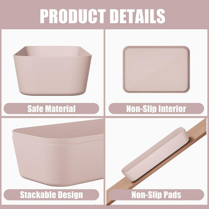 Drawer Organizers Bins for Bathroom Makeup Desk Office