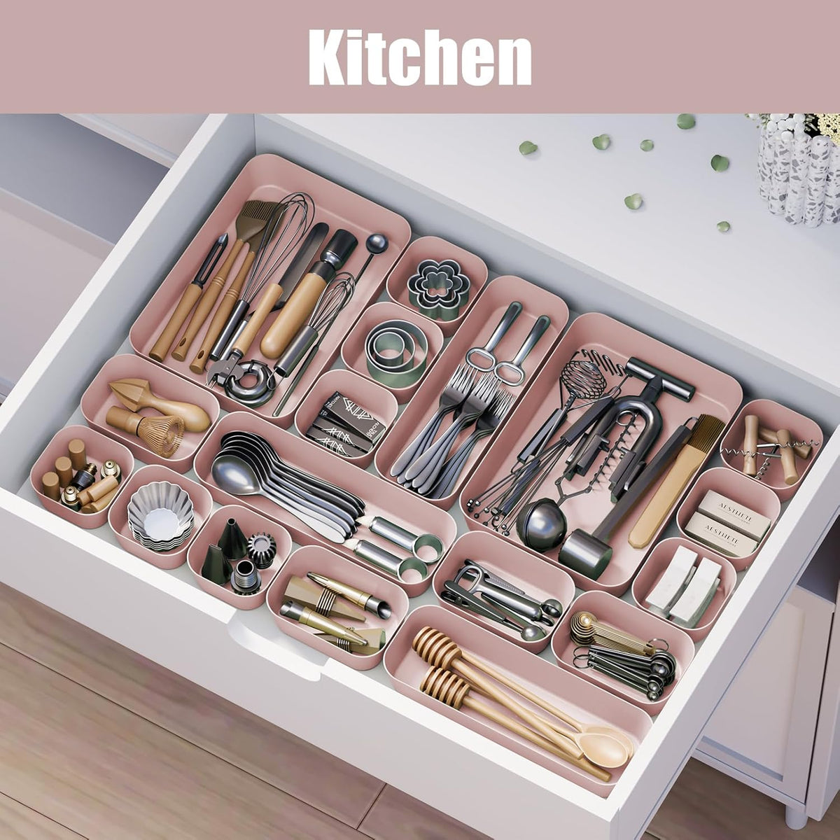 Drawer Organizers Bins for Bathroom Makeup Desk Office