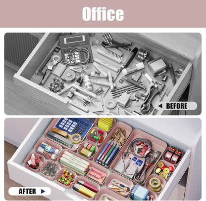 Drawer Organizers Bins for Bathroom Makeup Desk Office
