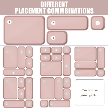 Drawer Organizers Bins for Bathroom Makeup Desk Office