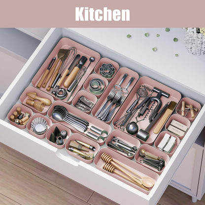 Drawer Organizers Bins for Bathroom Makeup Desk Office